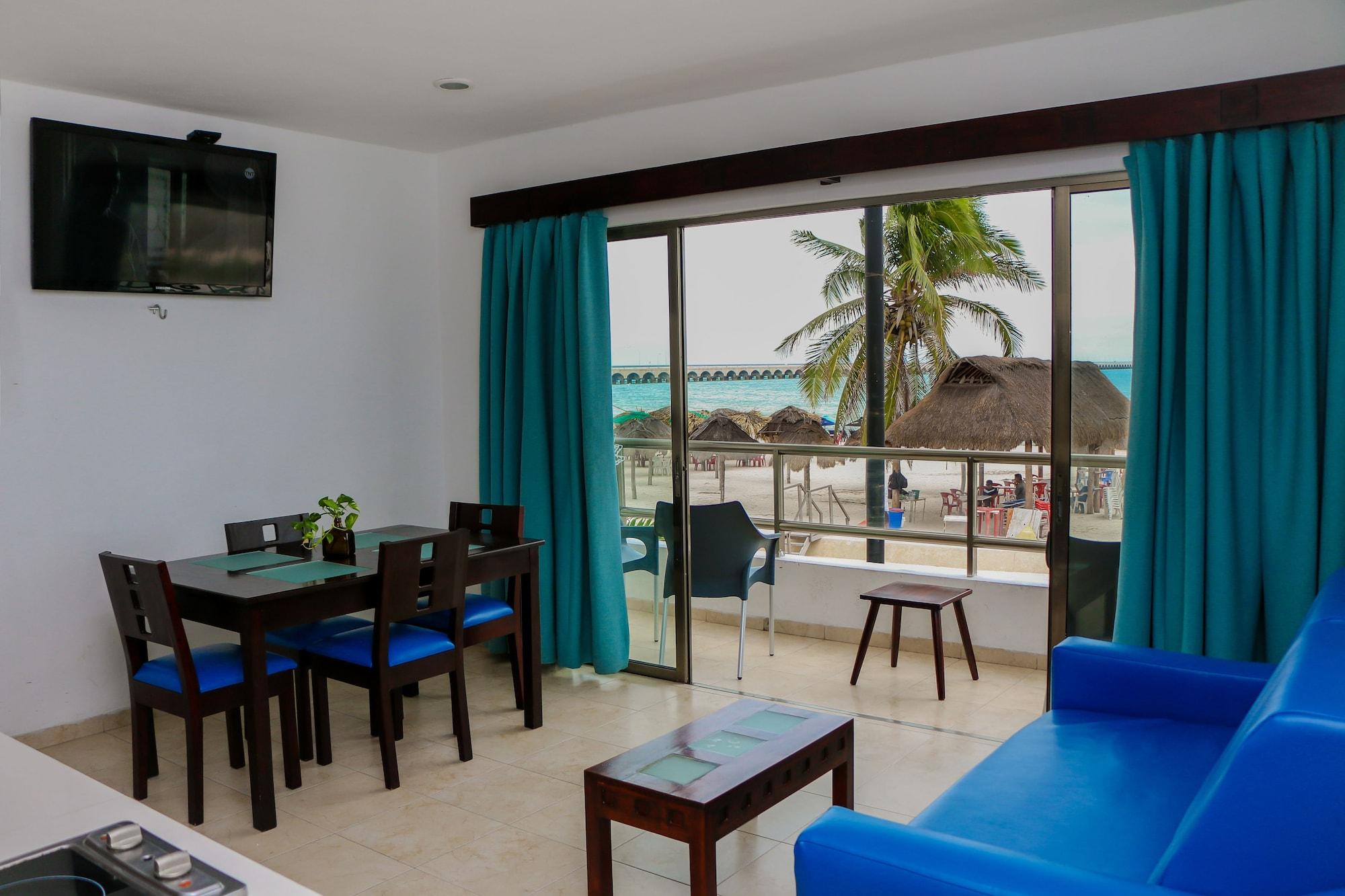 Playa Linda Hotel Progreso  Bagian luar foto